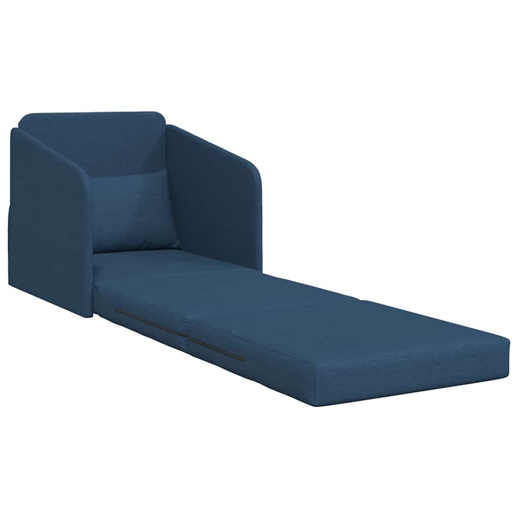 Divano letto Blu 65 x 80 x 83 cm Tessuto - homemem39