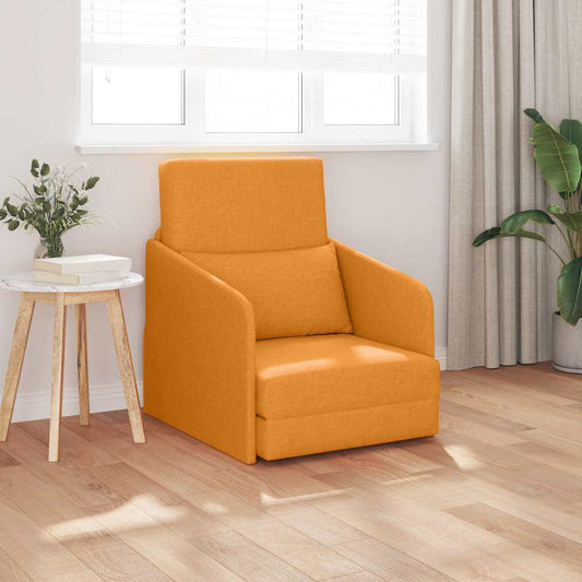 Divano letto Giallo Scuro 65 x 80 x 83 cm Tessuto