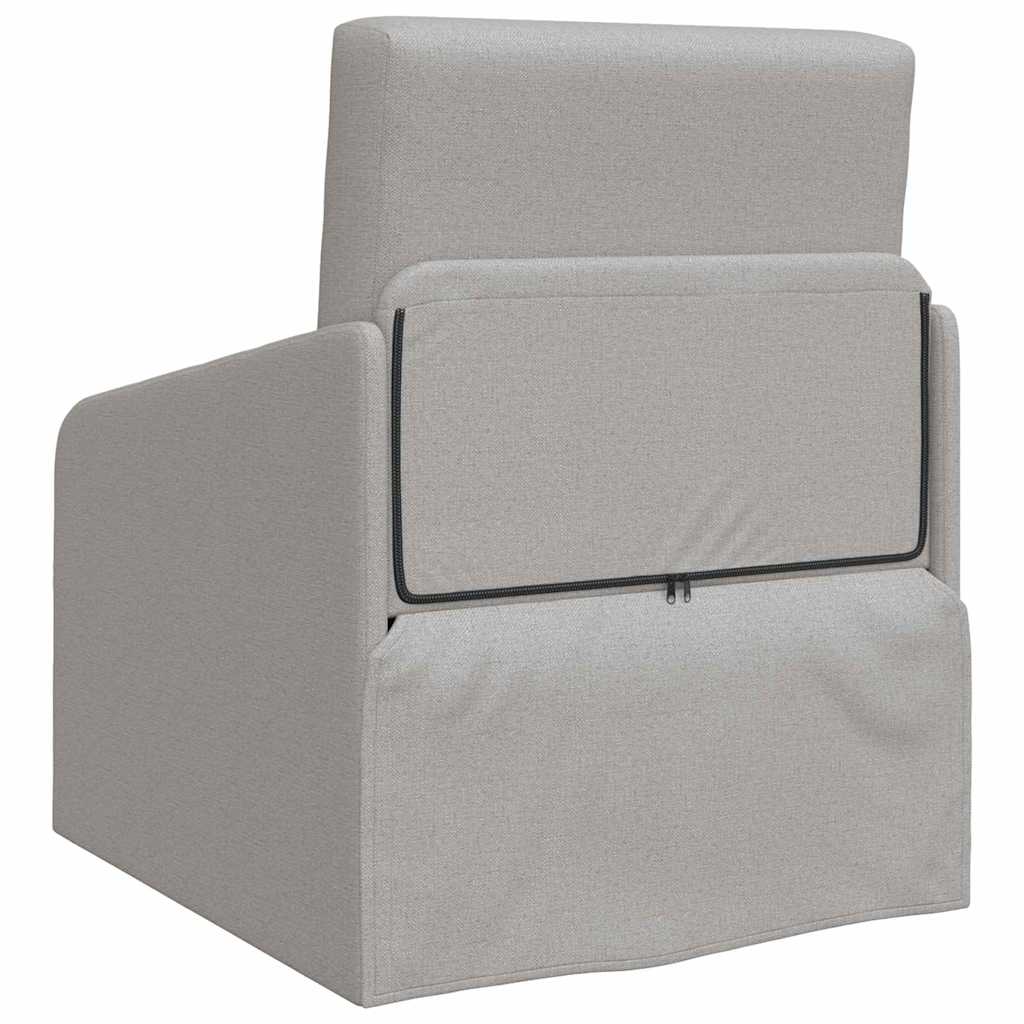 Divano letto Grigio Nuvola 65 x 80 x 83 cm Tessuto - homemem39