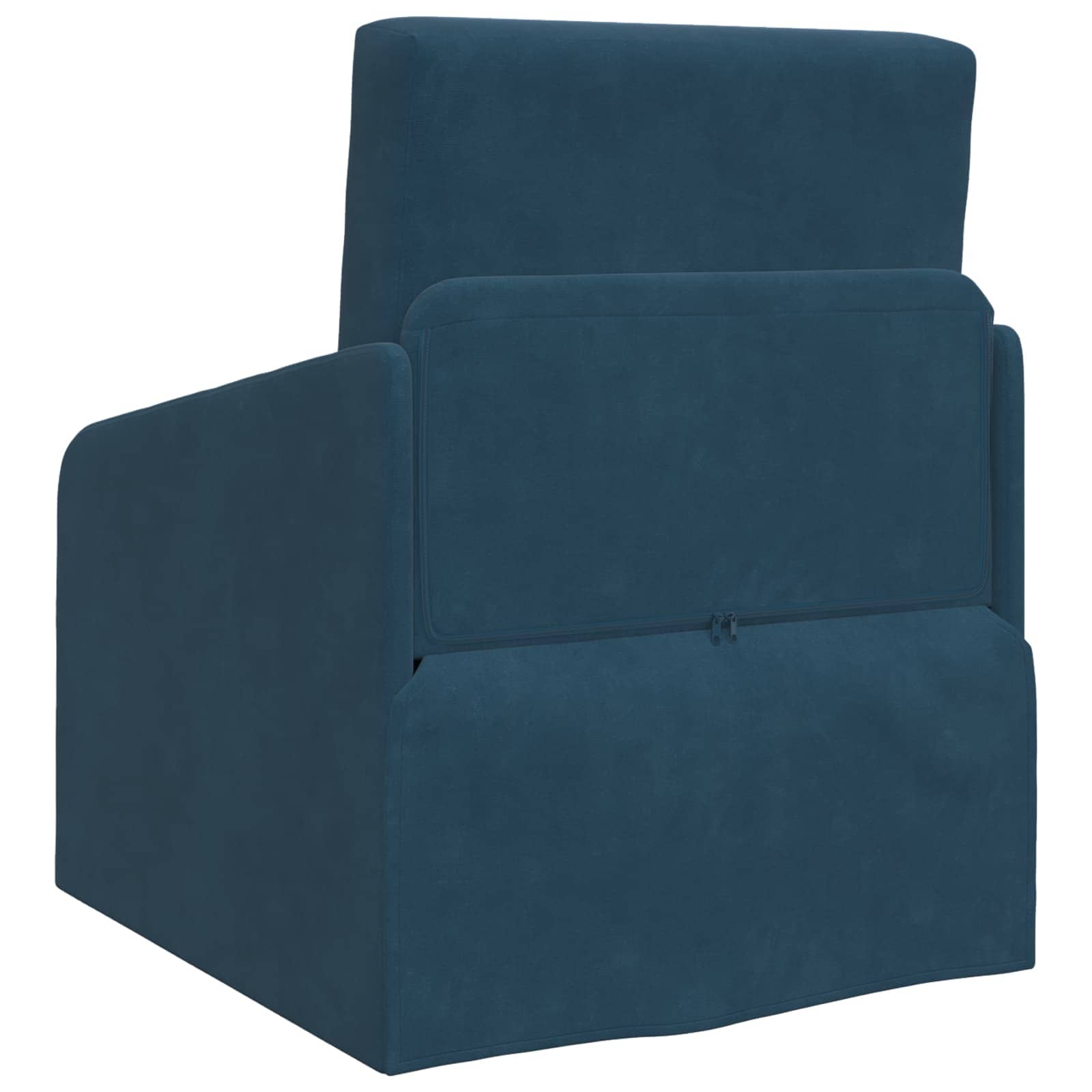 Divano letto Blu 65 x 80 x 83 cm Velluto | homemem39