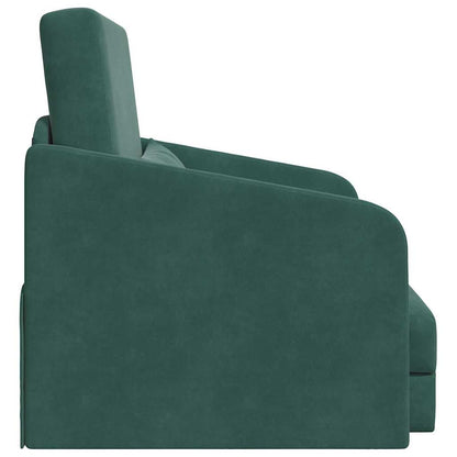 Divano letto Verde Scuro 65 x 80 x 83 cm Velluto