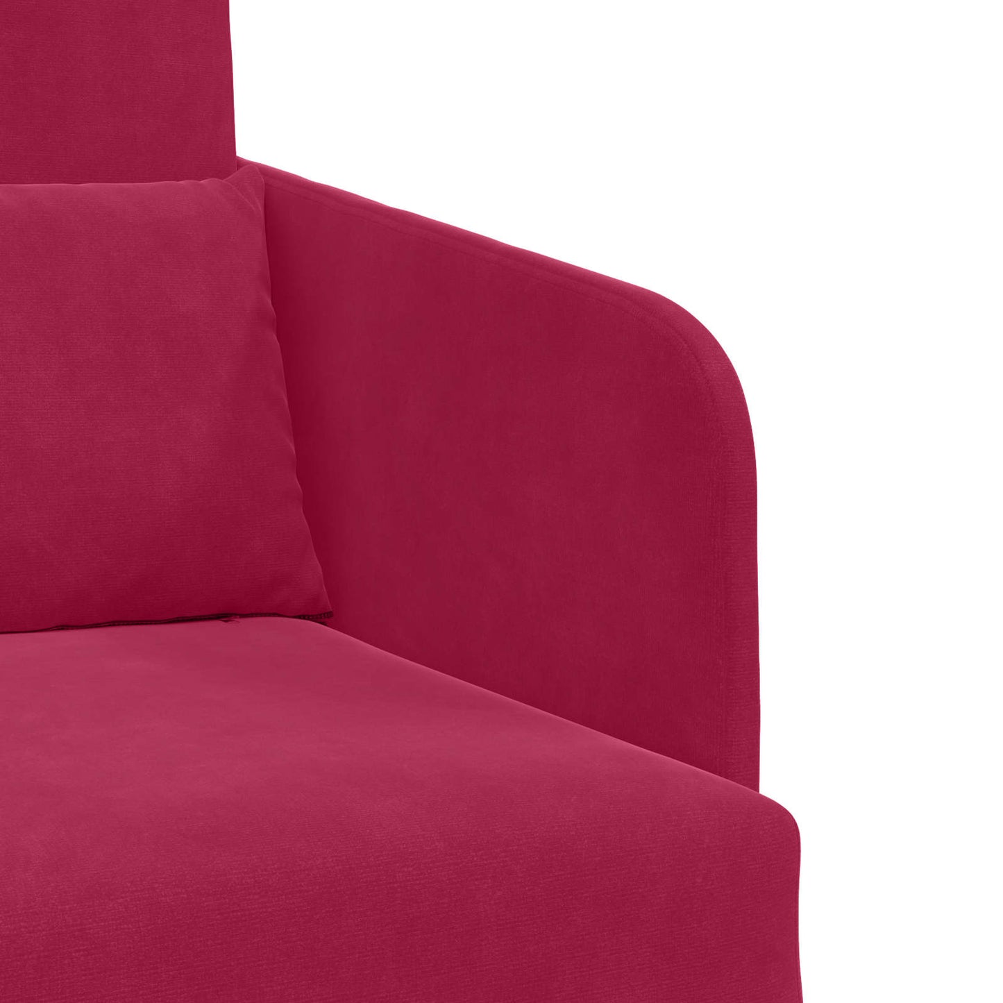 Divano letto Rosso Vino 65 x 80 x 83 cm Velluto | homemem39