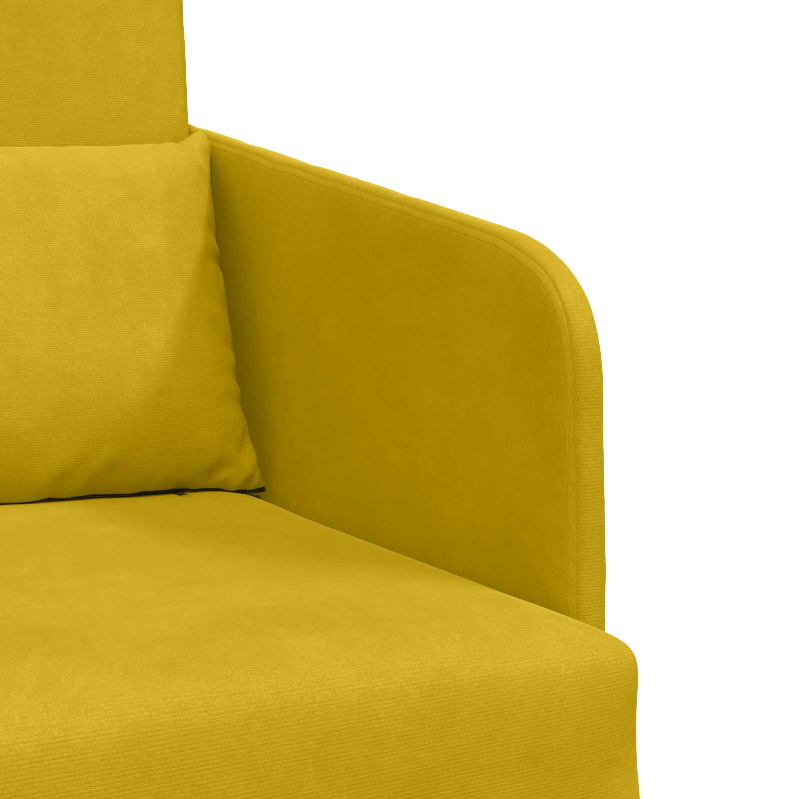 Divano letto Giallo 65 x 80 x 83 cm Velluto | homemem39