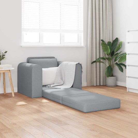 Divano letto Grigio chiaro 98 x 71 x 83 cm Tessuto | homemem39
