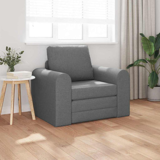 Divano letto Grigio scuro 98 x 71 x 83 cm Tessuto