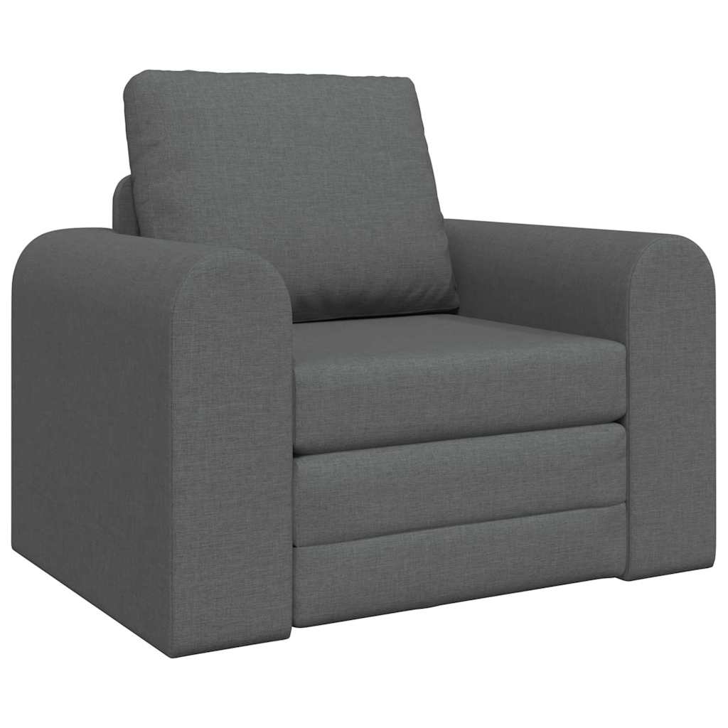 Divano letto Grigio scuro 98 x 71 x 83 cm Tessuto