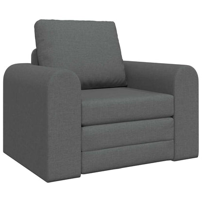 Divano letto Grigio scuro 98 x 71 x 83 cm Tessuto
