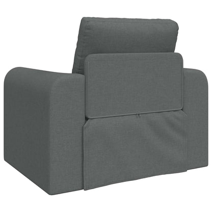 Divano letto Grigio scuro 98 x 71 x 83 cm Tessuto | homemem39
