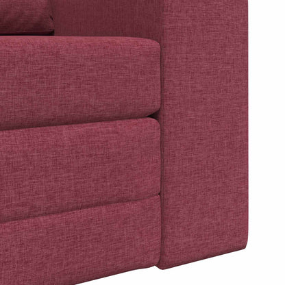 Divano letto Rosso Vino 98 x 71 x 83 cm Tessuto | homemem39