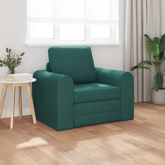 Divano letto Verde scuro 98 x 71 x 83 cm Tessuto