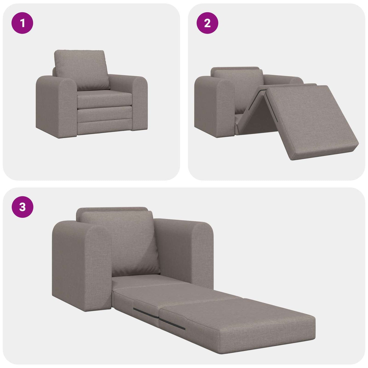 Divano letto Talpa 98 x 71 x 83 cm Tessuto