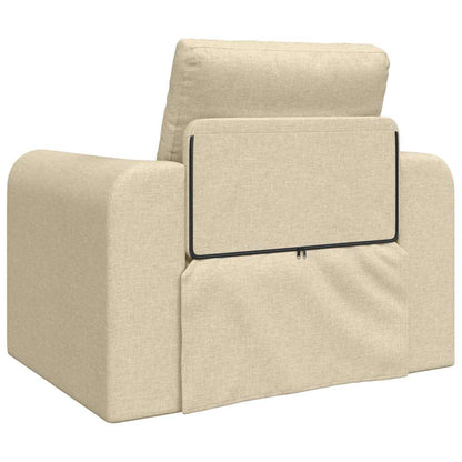 Divano letto Crema 98 x 71 x 83 cm Tessuto