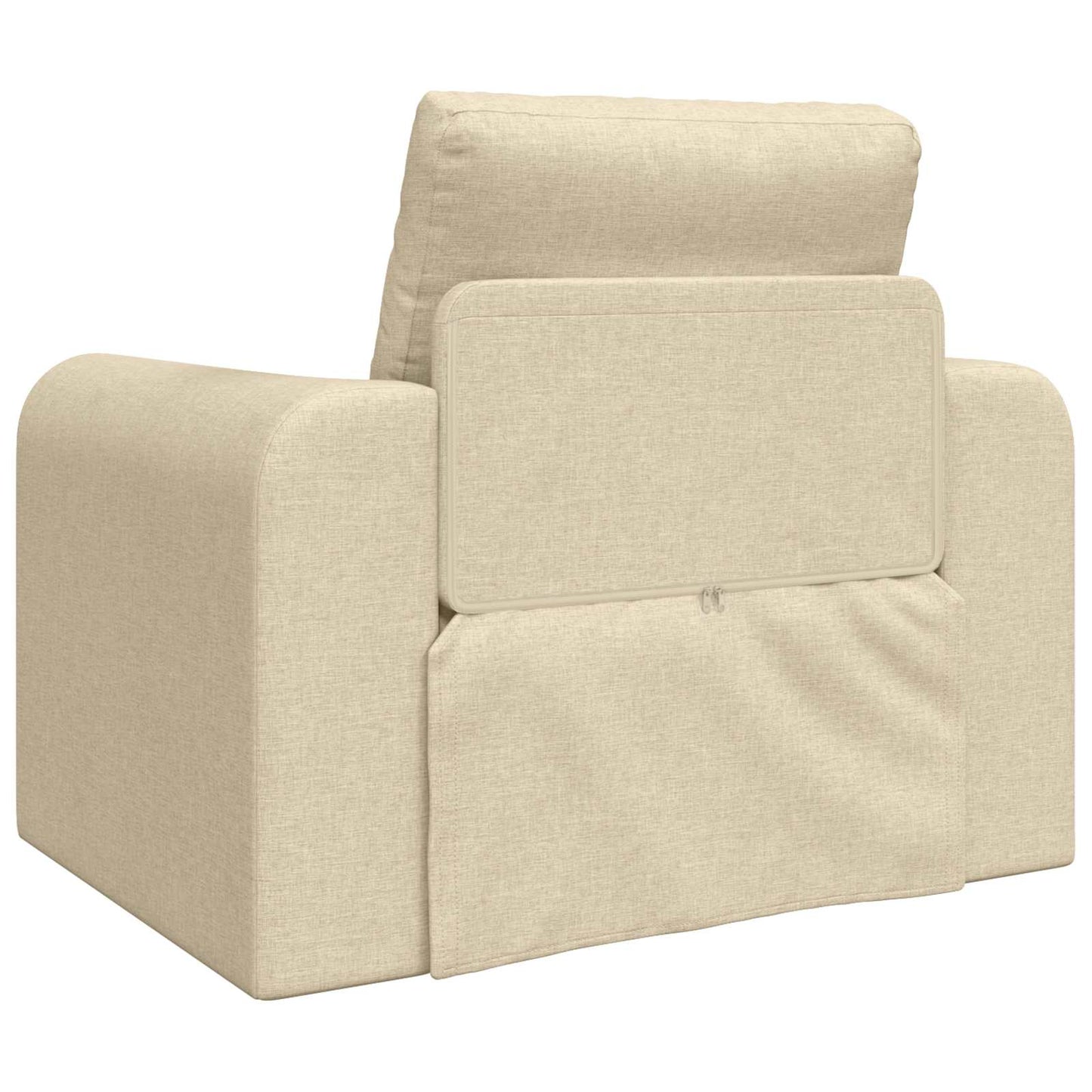 Divano letto Crema 98 x 71 x 83 cm Tessuto | homemem39