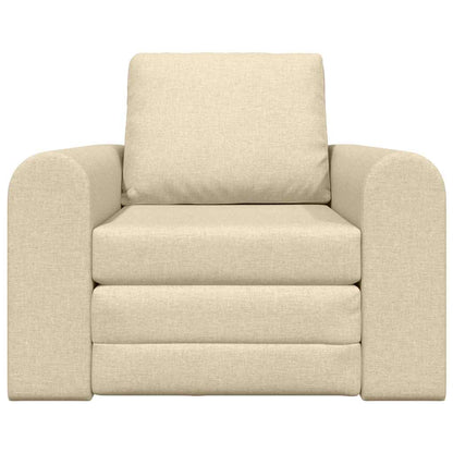 Divano letto Crema 98 x 71 x 83 cm Tessuto