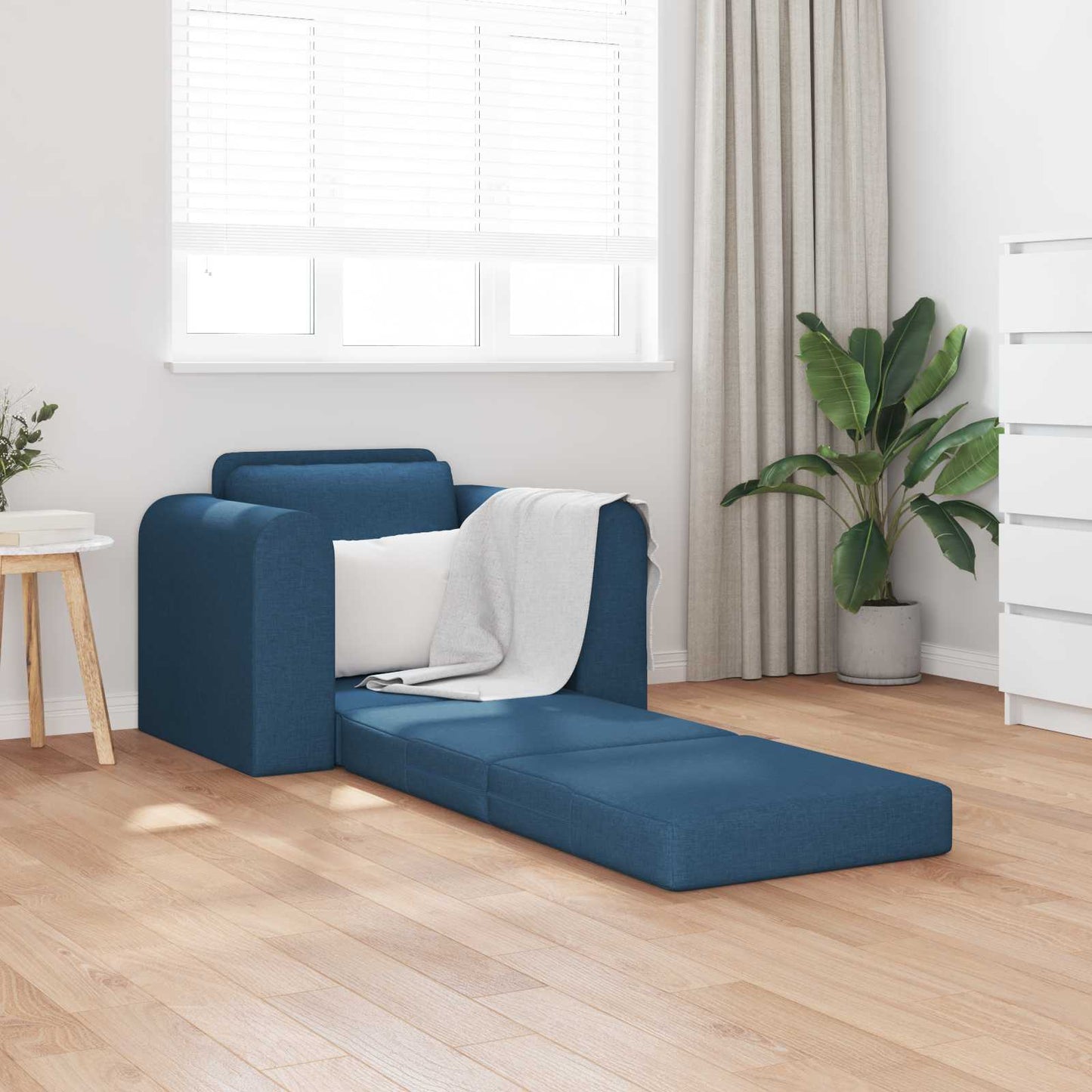 Divano letto Blu 98 x 71 x 83 cm Tessuto