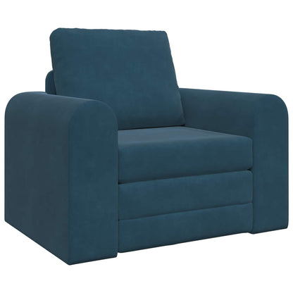 Divano letto Blu 98 x 71 x 83 cm Velluto