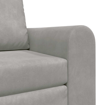 Divano letto Grigio chiaro 98 x 71 x 83 cm Velluto | homemem39