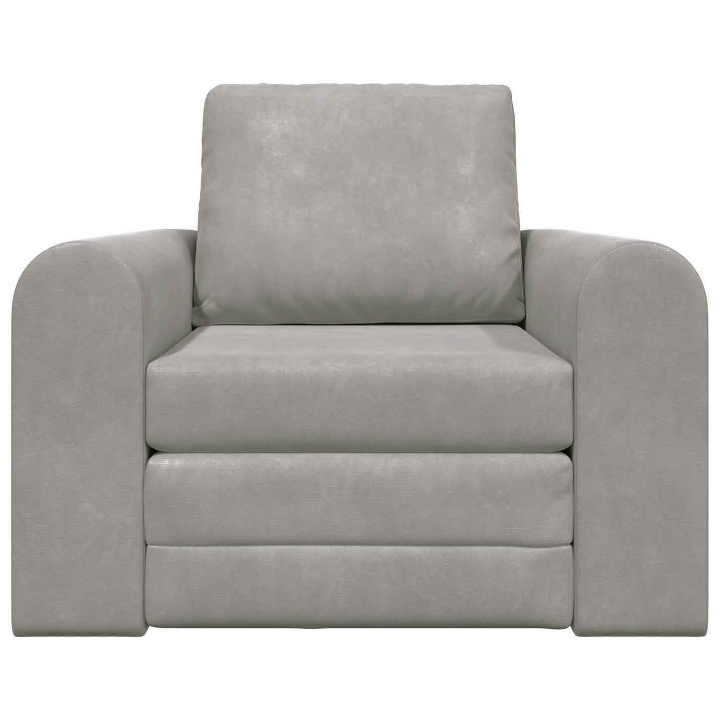 Divano letto Grigio chiaro 98 x 71 x 83 cm Velluto | homemem39