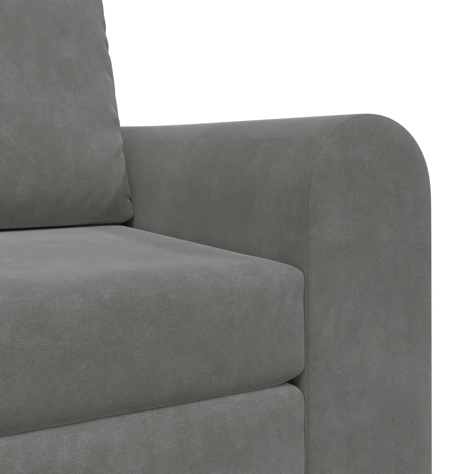 Divano letto Grigio scuro 98 x 71 x 83 cm Velluto | homemem39