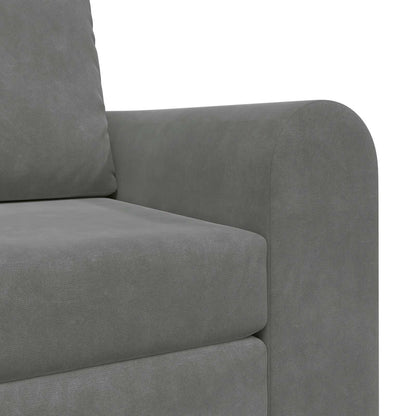 Divano letto Grigio scuro 98 x 71 x 83 cm Velluto | homemem39