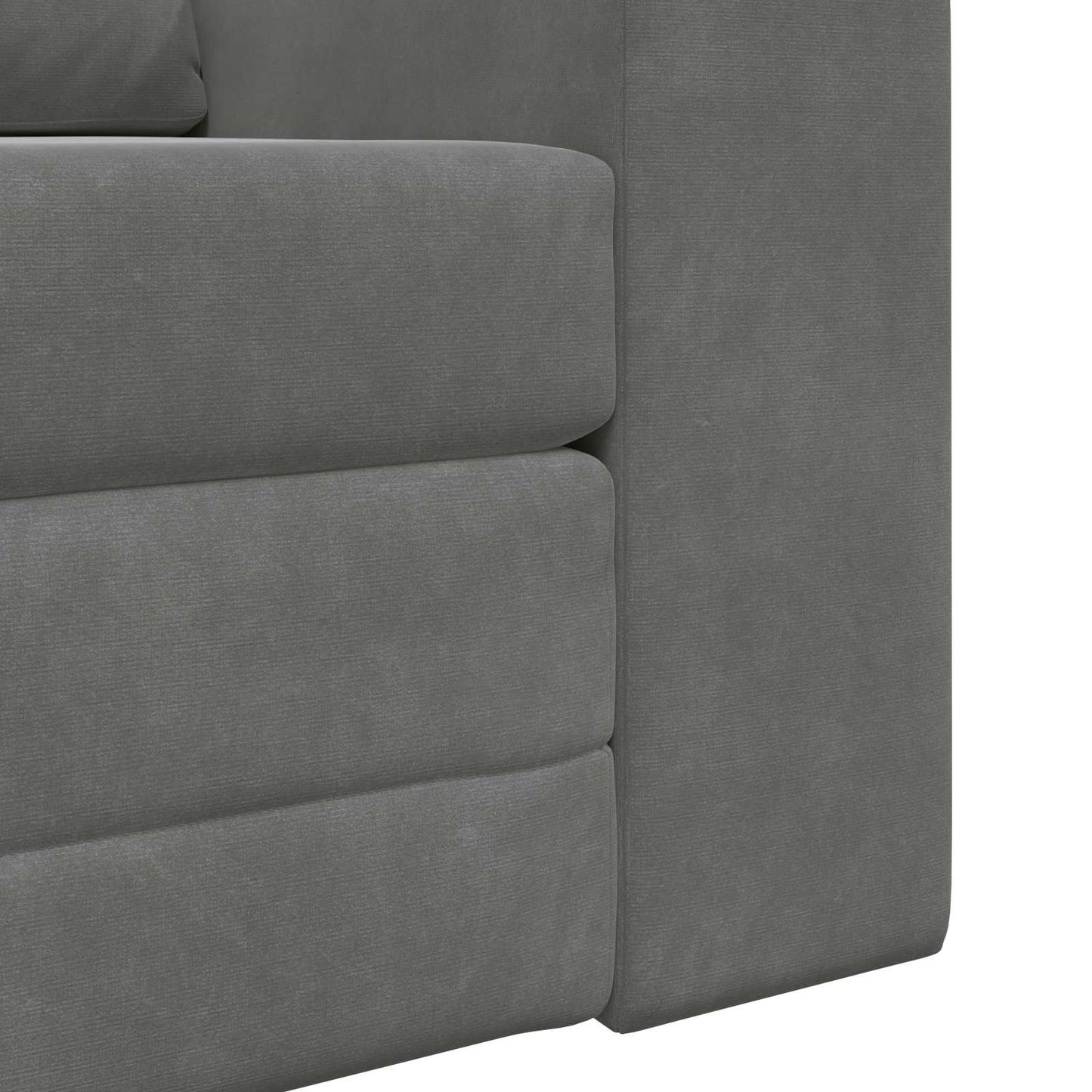 Divano letto Grigio scuro 98 x 71 x 83 cm Velluto | homemem39