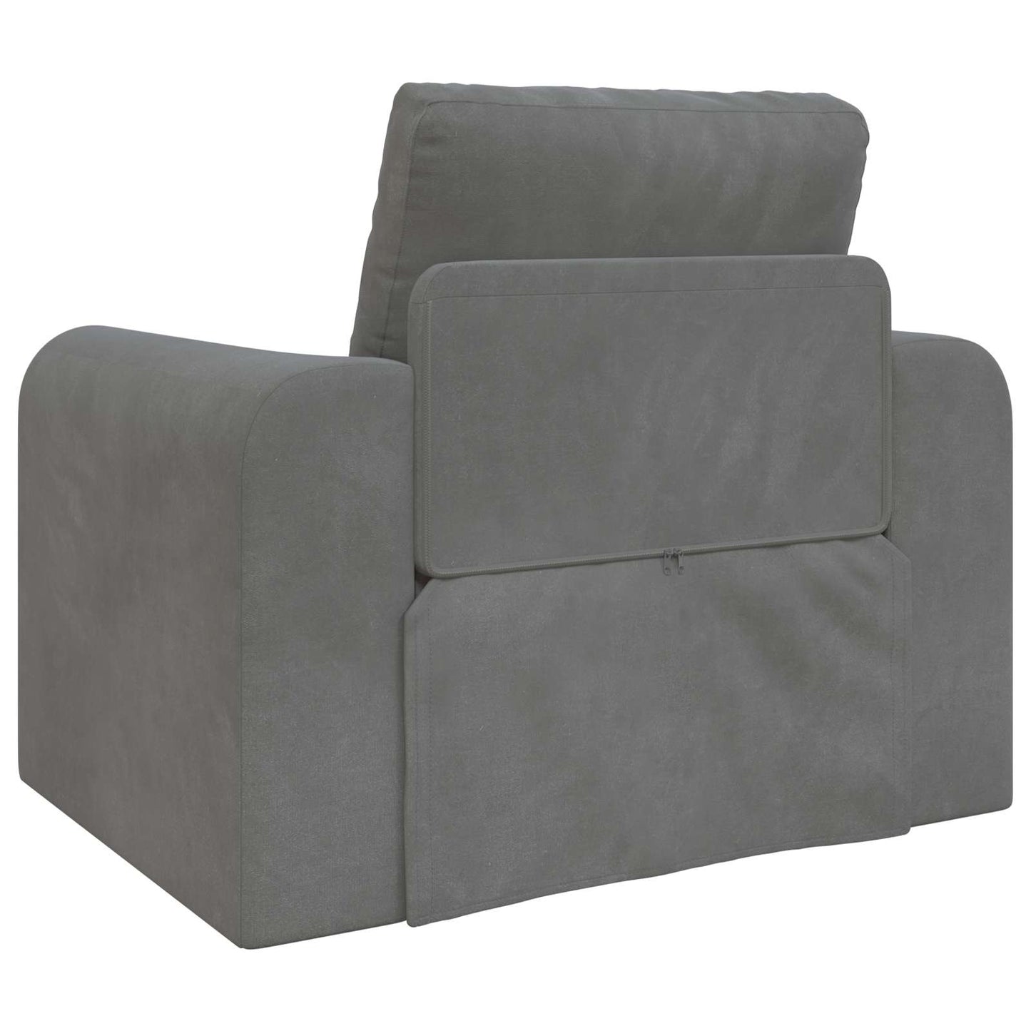 Divano letto Grigio scuro 98 x 71 x 83 cm Velluto | homemem39