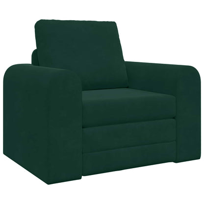 Divano letto Verde Scuro 98 x 71 x 83 cm Velluto