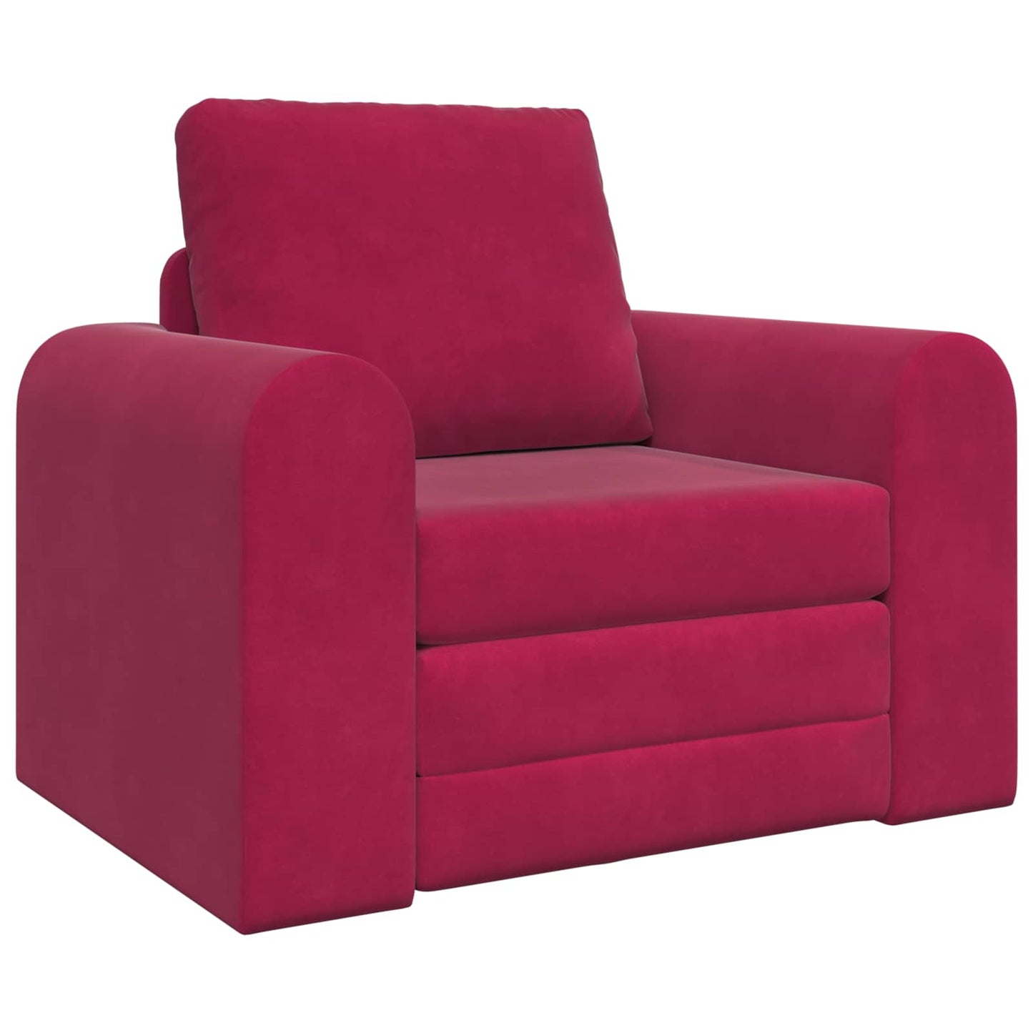 Divano letto Rosso Vino 98 x 71 x 83 cm Velluto