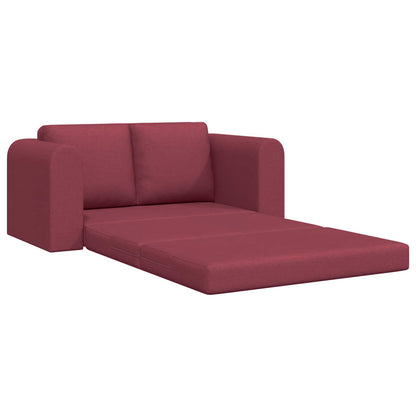 Divano letto 60cm Rosso Vino Tessuto | homemem39
