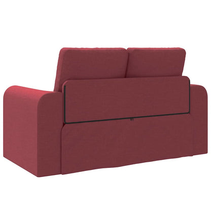 Divano letto 60cm Rosso Vino Tessuto