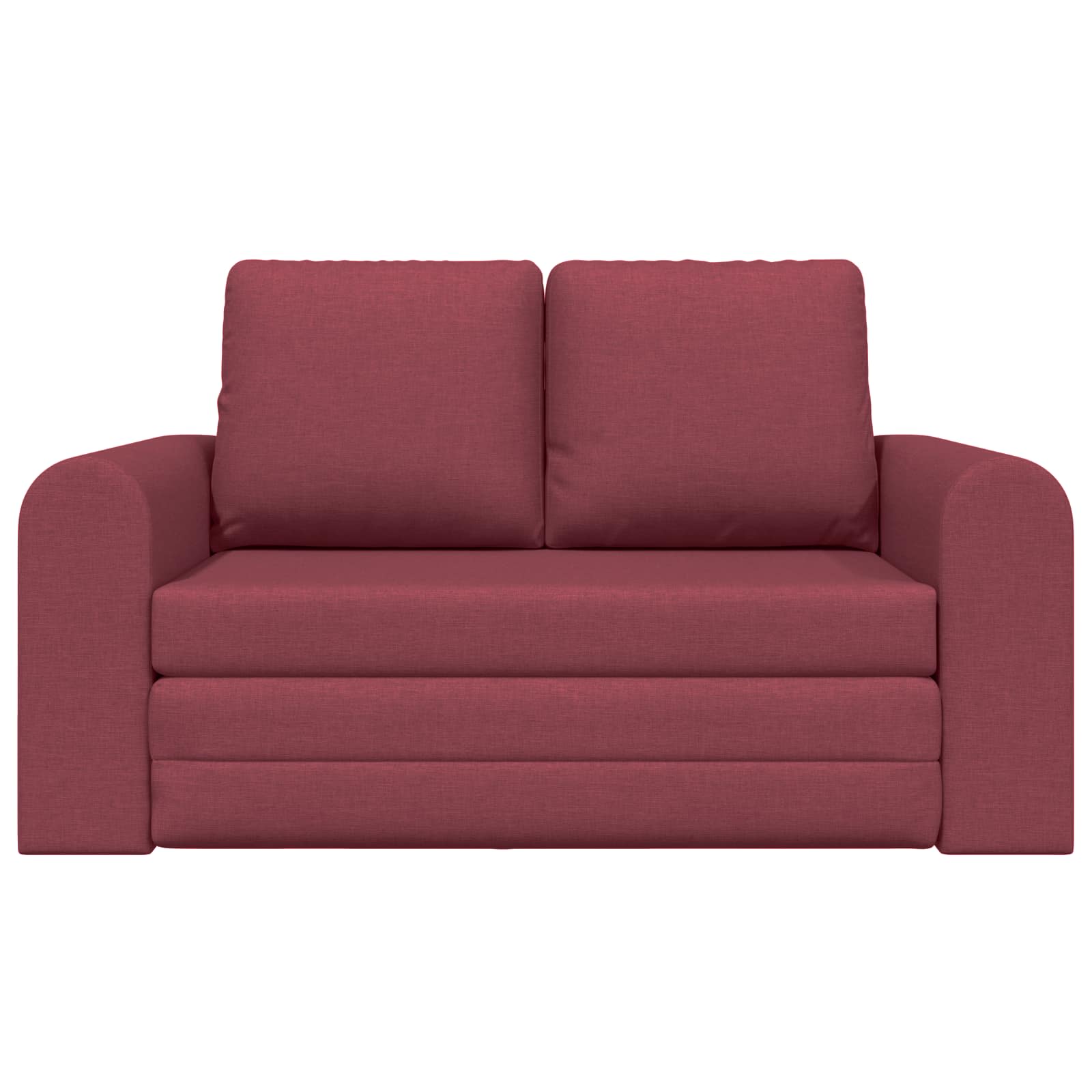 Divano letto 60cm Rosso Vino Tessuto | homemem39