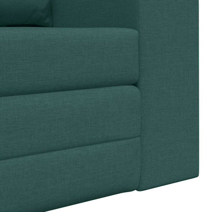 Divano letto Verde scuro 148 x 71 x 83 cm Tessuto