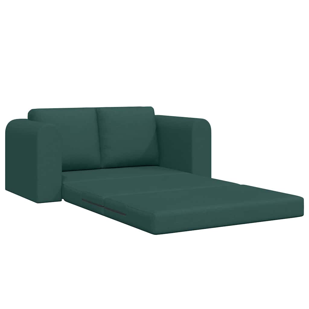 Divano letto Verde scuro 148 x 71 x 83 cm Tessuto
