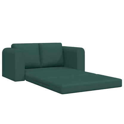 Divano letto Verde scuro 148 x 71 x 83 cm Tessuto