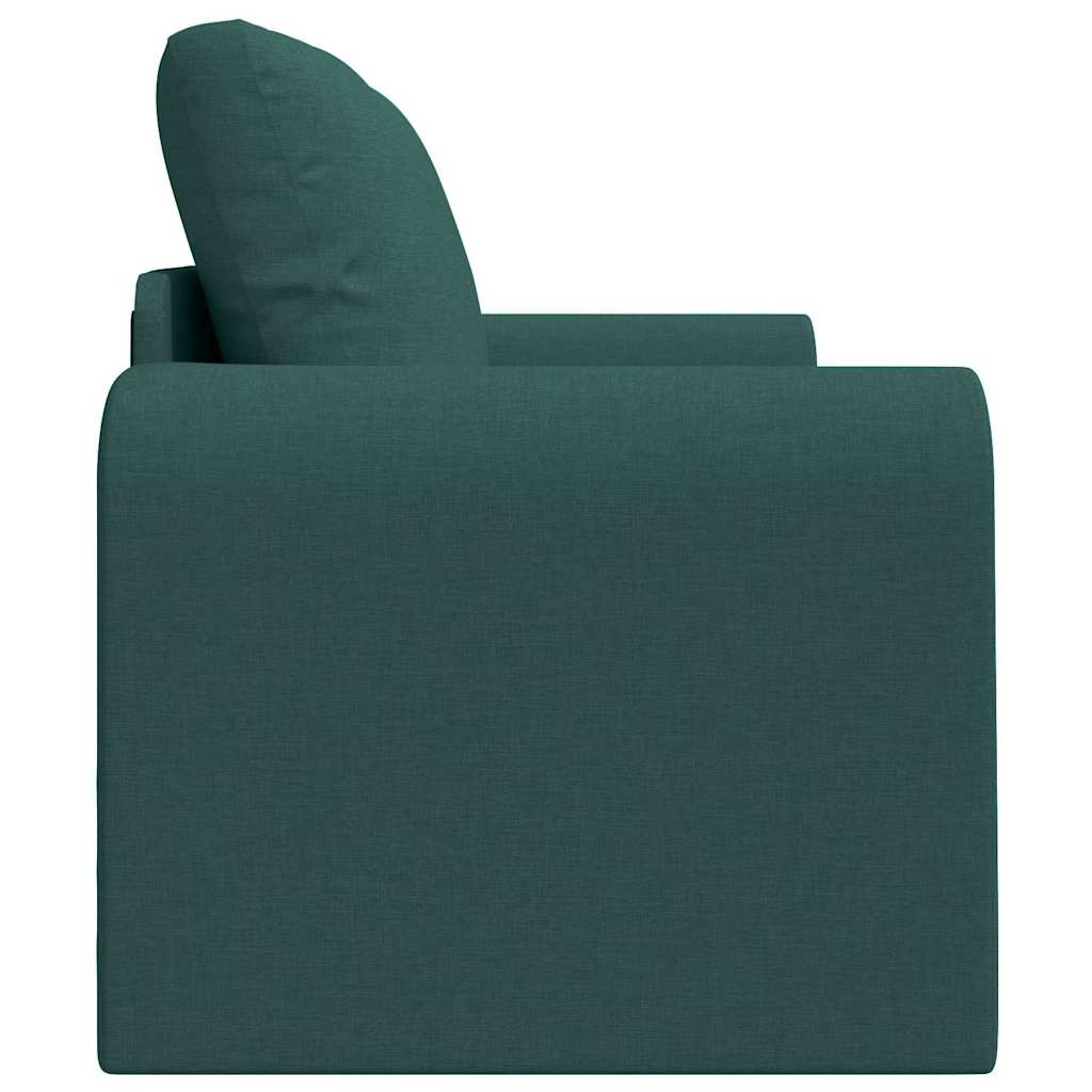 Divano letto Verde scuro 148 x 71 x 83 cm Tessuto