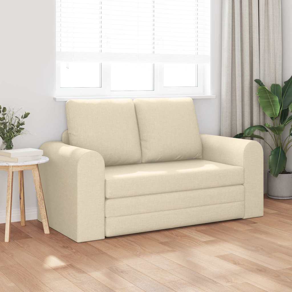 Divano letto 60cm Crema Tessuto