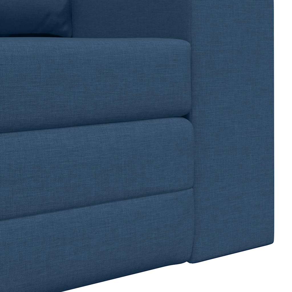 Divano letto 60cm Blu Tessuto - homemem39