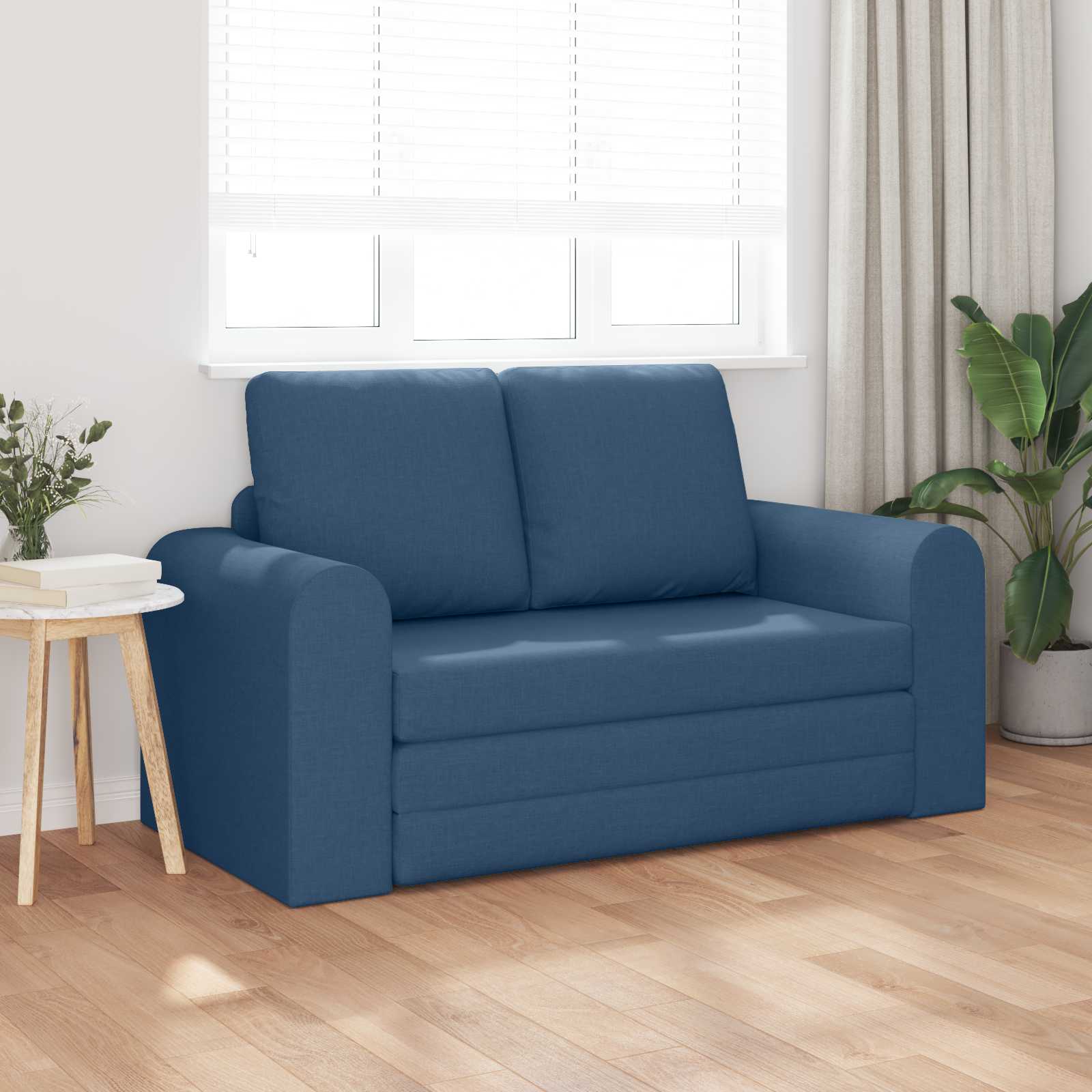 Divano letto 60cm Blu Tessuto | homemem39