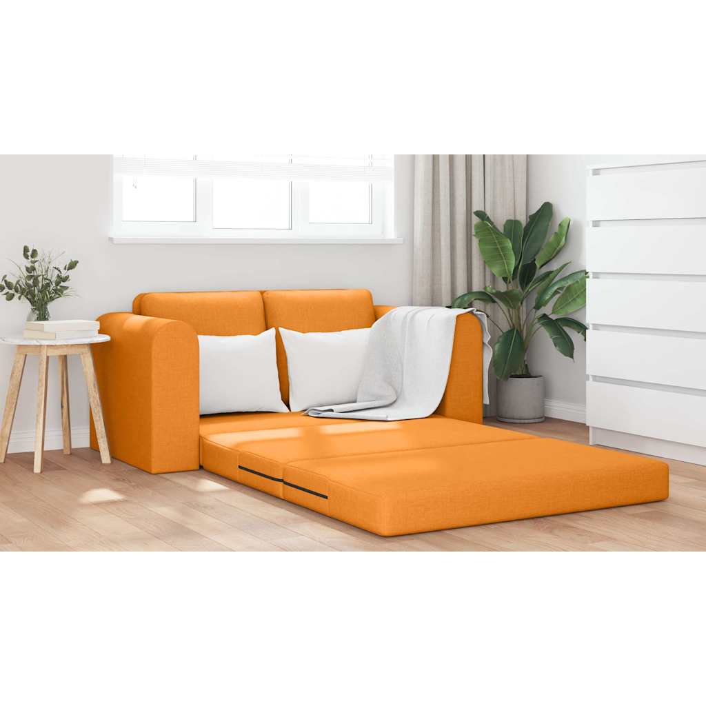 Divano letto 60cm Giallo Scuro Tessuto
