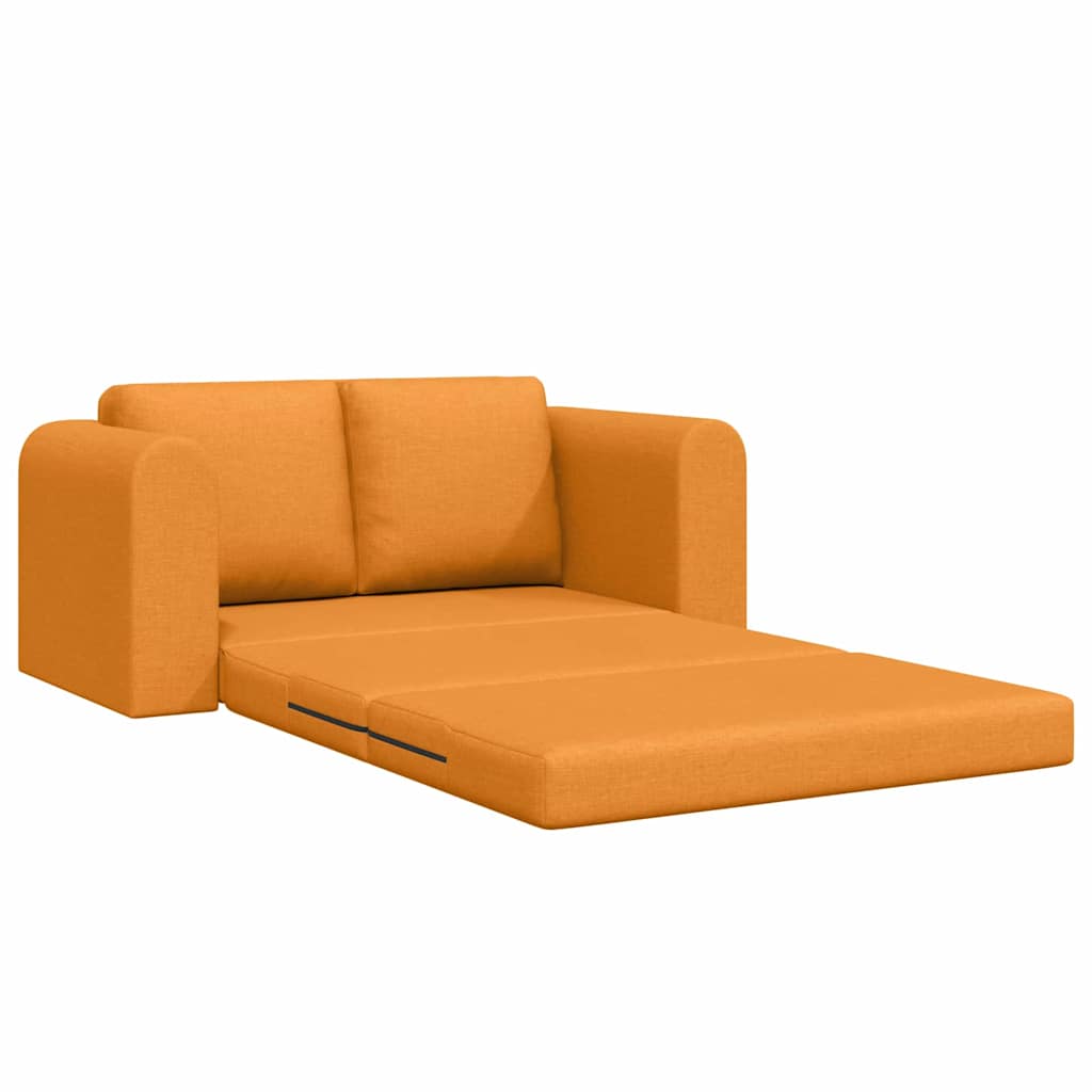 Divano letto 60cm Giallo Scuro Tessuto