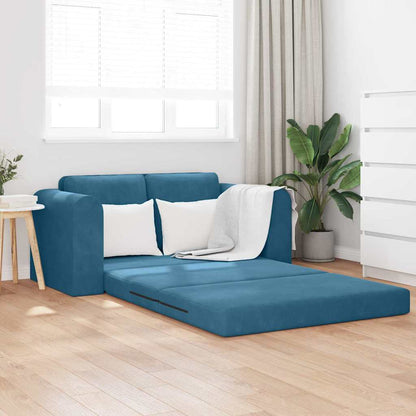 Divano letto Blu 148 x 71 x 83 cm Velluto