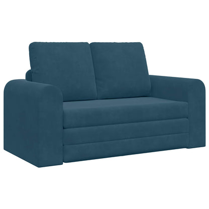 Divano letto Blu 148 x 71 x 83 cm Velluto | homemem39