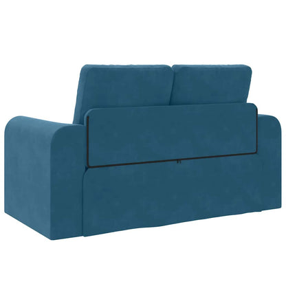 Divano letto Blu 148 x 71 x 83 cm Velluto
