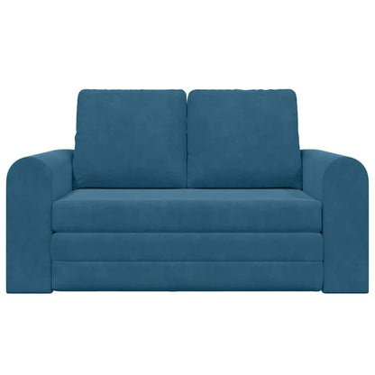 Divano letto Blu 148 x 71 x 83 cm Velluto
