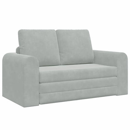 Divano letto Grigio chiaro 148 x 71 x 83 cm Velluto - homemem39