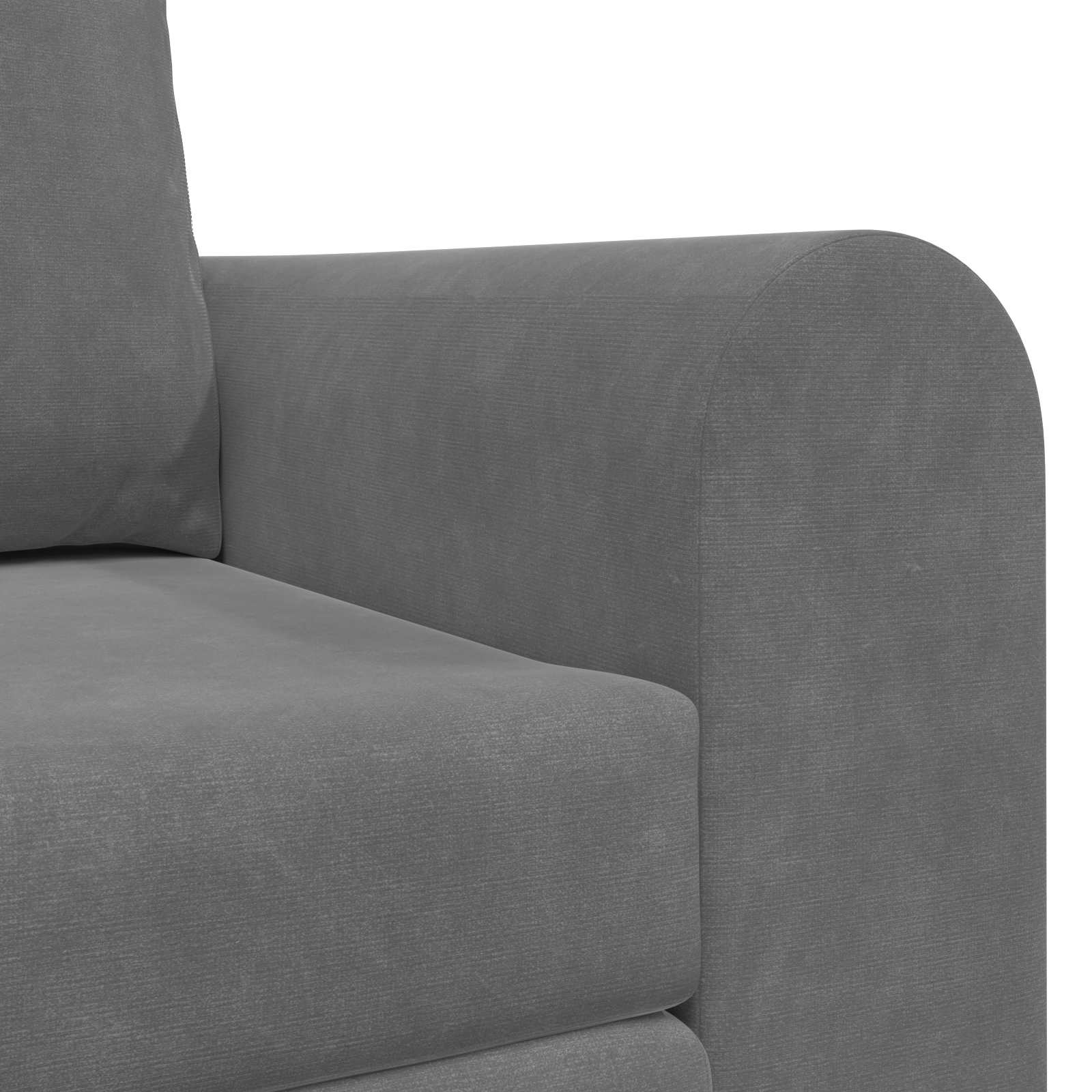 Divano letto Grigio scuro 148 x 71 x 83 cm Velluto | homemem39