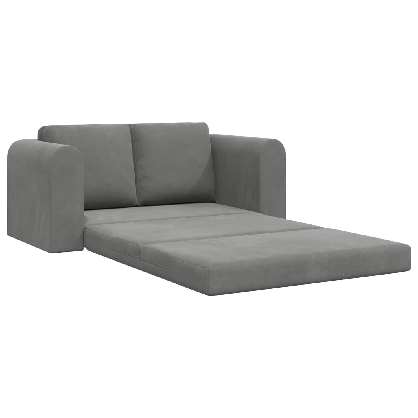 Divano letto Grigio scuro 148 x 71 x 83 cm Velluto | homemem39