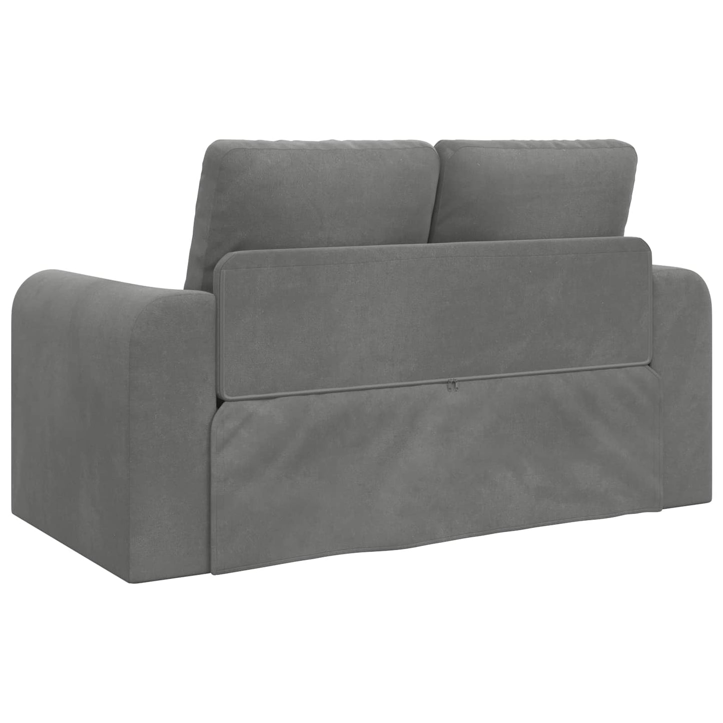 Divano letto Grigio scuro 148 x 71 x 83 cm Velluto | homemem39