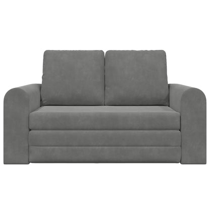 Divano letto Grigio scuro 148 x 71 x 83 cm Velluto | homemem39
