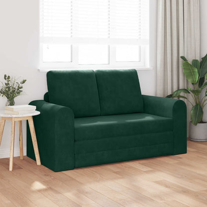 Divano letto Verde Scuro 148 x 71 x 83 cm Velluto